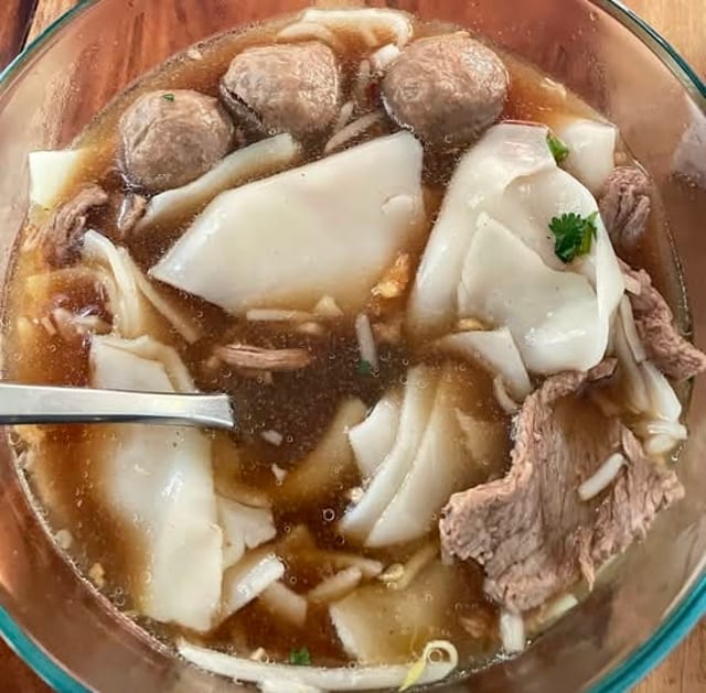 Meatball Noodle Soup.