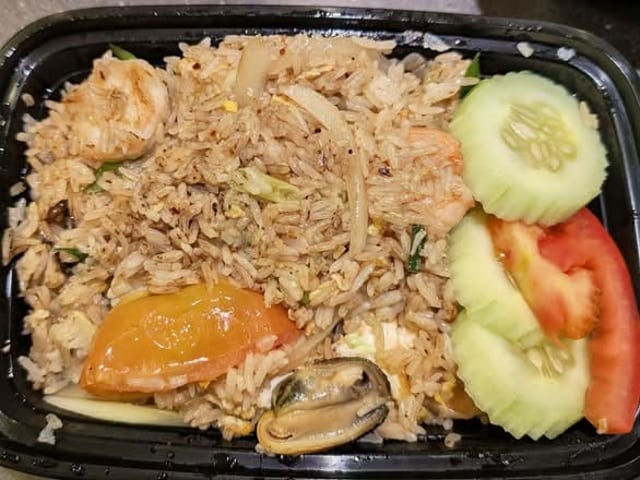 Salted Egg Fried Rice.