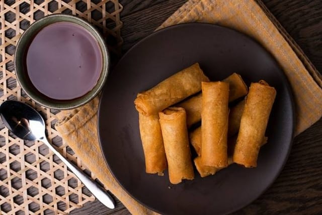 - Crispy Spring Rolls.