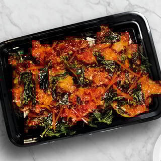 Party Tray - Crispy Garlic Chicken with Jasmine Rice