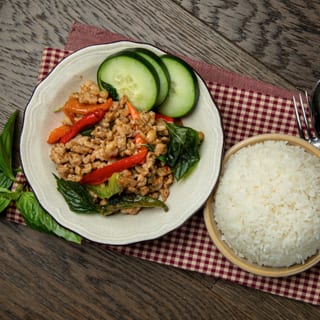 Stir fried Thai Basil (Pad Ka Prau)